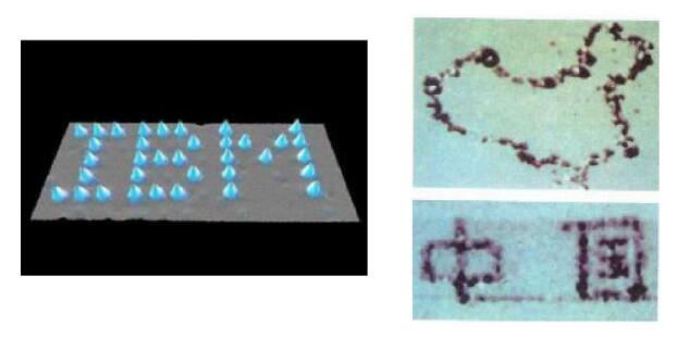 鎳表面原子排出“IBM”控制原子寫出“中國(guó)”二字